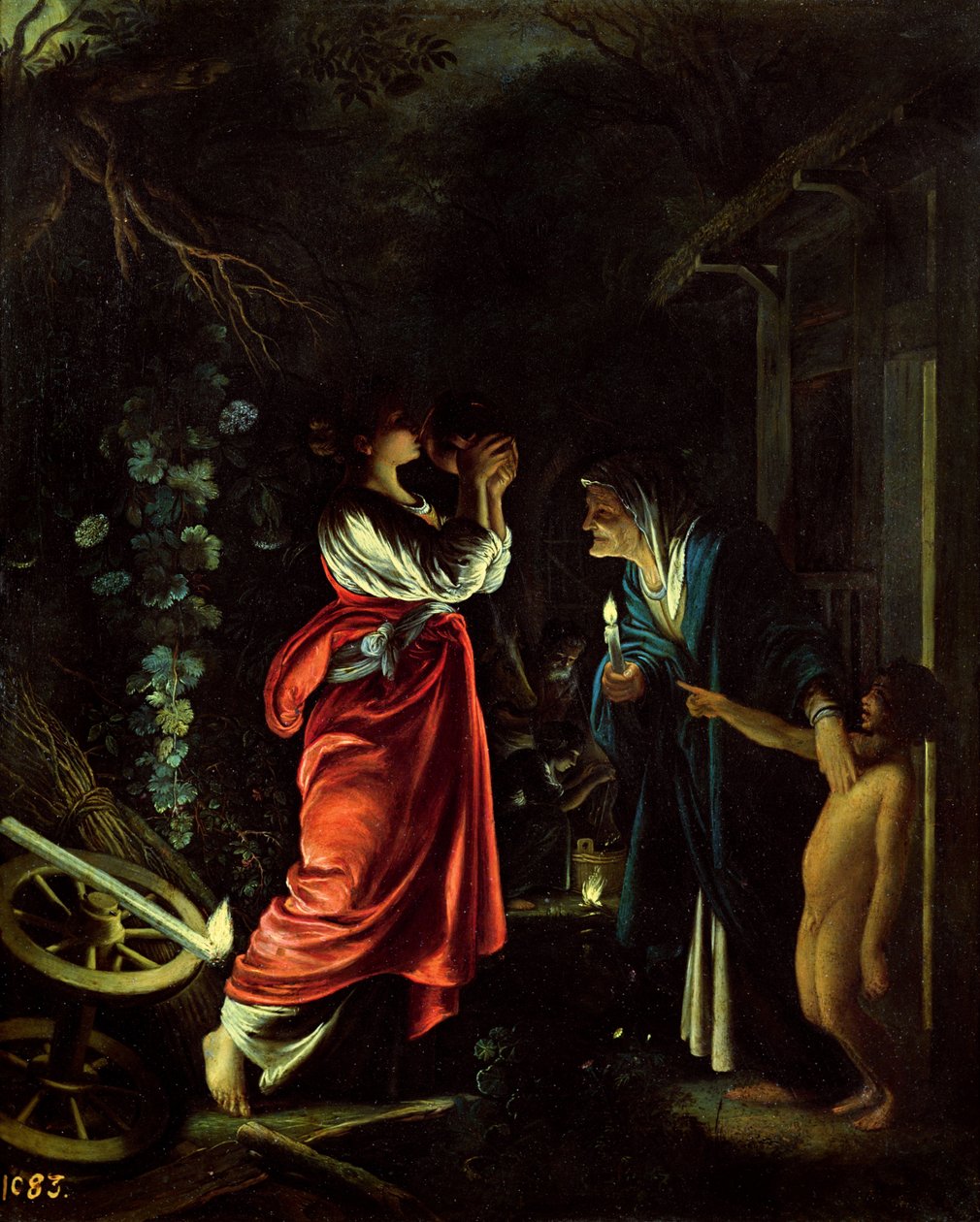 セレスとステリオ（銅に油彩）